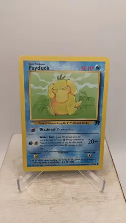 Vintage Pokemon TCG WOTC #65/82 Psyduck Team Rocket Unlimited Card - LP - Image 1