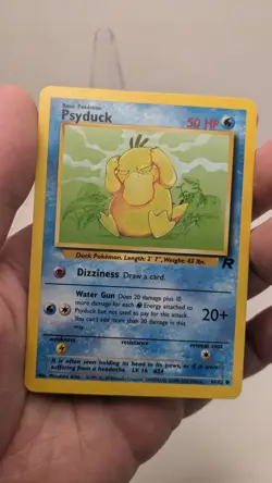 Vintage Pokemon TCG WOTC #65/82 Psyduck Team Rocket Unlimited Card - LP - Image 3