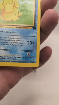 Vintage Pokemon TCG WOTC #65/82 Psyduck Team Rocket Unlimited Card - LP - Image 5