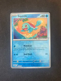 Squirtle 007/165 151 Pokemon Center Reverse Holo Master Set Card Promo NM Mint 2 - Image 1