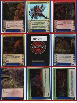 (900581) CHAOTIC 9 CARD SPECIAL LOT Check Description and Image for Exact Cards - Image 1