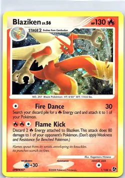 Blaziken 1/106 Holo Great Encounters - Pokemon Card - NM - Image 1