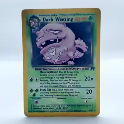 Pokemon TCG Karte - Dunkles Smogmog Team Rocket 14/82 Holo Rare - Image 1