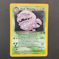 Pokemon TCG Karte - Dunkles Smogmog Team Rocket 14/82 Holo Rare - Image 2