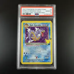 PSA 10 Dark Gyarados 8 Pokemon Celebrations Classic Collection Holo Graded Card - Image 1