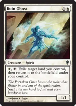 Ruin Ghost -Foil Medium Play MTG Worldwake - Image 1