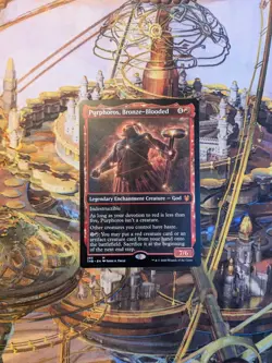 MTG Purphoros, Bronze-Blooded (Showcase) - THB Mythic - Mint - Image 1
