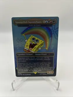 Magic the Gathering Secret Lair Spongebob Square Pants Jodah #1932 Foil Rainbow - Image 1