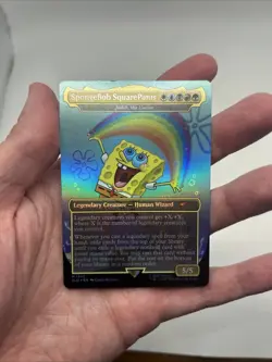 Magic the Gathering Secret Lair Spongebob Square Pants Jodah #1932 Foil Rainbow - Image 3