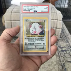 1999 POKEMON BASE SET SHADOWLESS #3 CHANSEY-HOLO PSA 9 - Image 1