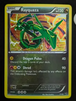 Rayquaza 11/20 Dragon Vault Holo Pokemon TCG NM - Image 1