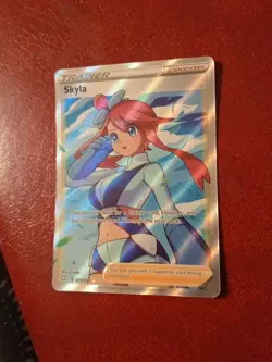 Skyla 072/072 Shining Fates Ultra Rare Full Art Pokemon TCG NM - Image 2