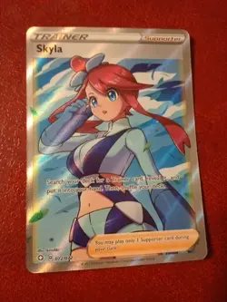 Skyla 072/072 Shining Fates Ultra Rare Full Art Pokemon TCG NM - Image 3