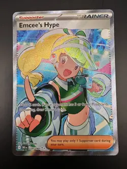 Pokemon TCG Emcee's Hype 220/182 Destined Rivals - Image 1