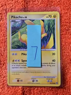 2008 Pokemon Diamond and Pearl Stormfront #70 Pikachu, C, NF/H, cd7 - Image 3