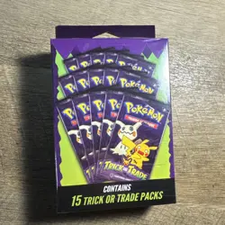 NEW SEALED Pokemon Trick or Trade WALGREENS MIB Set 15 Booster Pack - Image 1