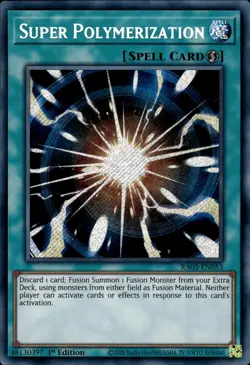 Super Polymerization - Secret Rare 1st Edition RA03-EN053 - NM - YuGiOh - Image 1