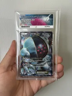 ACE 9 Mint Registeel EX 052/050 Dragon Blade FA 1st ED 2012 Japanese Graded Card - Image 1