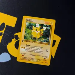 Pokemon Card 1st Edition Pikachu 60/64 (1999) Jungle Set WOTC Common - Image 2