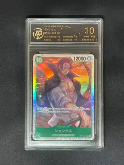 2025 ONE PIECE cards JAP Shanks OP13-028 SR RPA 10 (SAME AS PSA 10) - Image 1