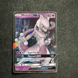 Mewtwo GX 31/68 Hidden Fates Ultra Rare Holo Pokemon Card DMG - Image 1