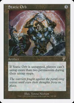 1x Static Orb 7th Edition Regular MTG Card Rare Artifact - Image 1