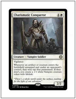 1x Charismatic Conqueror, Lost Caverns of Ixalan Commander, Magic MTG NM - Image 1