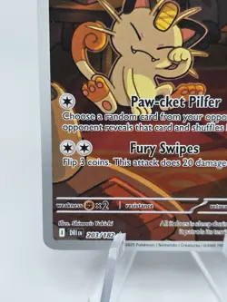 Team Rocket's Meowth 203/182 Sv10: Destined Rivals Holo Pokemon - Image 5
