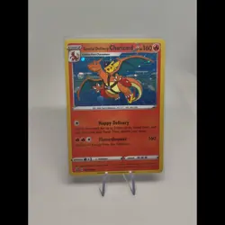 Pokemon TCG Special Delivery Charizard SWSH075 Near Mint Holo Promo Pikachu - Image 1
