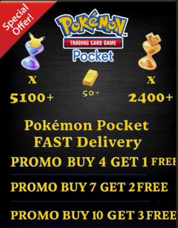 [SUPER FAST DELIVERY] Pokemon TCG Pocket with over 5100+ Pack Hourglass - Image 1
