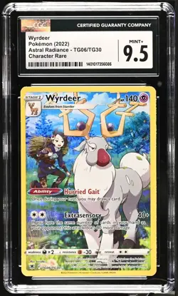 Pokemon Wyrdeer TG06/TG30 Astral Radiance English Character Rare Mint+ 9.5 2022 - Image 2
