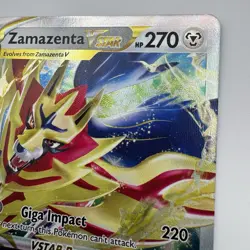 Pokemon TCG Zamazenta VSTAR 099/159 SWSH Crown Zenith Holo Ultra Rare NM - Image 4