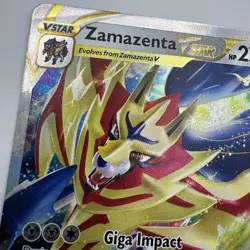 Pokemon TCG Zamazenta VSTAR 099/159 SWSH Crown Zenith Holo Ultra Rare NM - Image 5