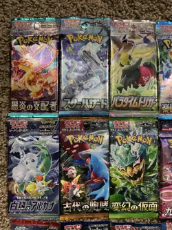 Pokemon 26x Sealed Pack Lot All Foreign Japanese Chinese Korean - Image 2