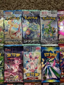 Pokemon 26x Sealed Pack Lot All Foreign Japanese Chinese Korean - Image 3