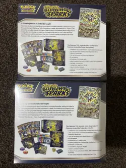 🔥 2x Pokemon Center Surging Sparks ETB - Brand New & Sealed - Image 2