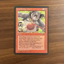 Gorilla War Cry LP Alliances 1996 Magic the Gathering Card MTG TCG - Image 1