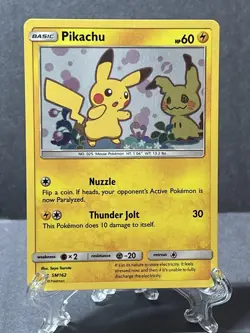 Pokemon Sun & Moon Promo Pikachu SM162 Trading Card - Image 1