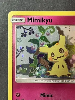 Mimikyu Promo SM163 Team Up Blister Pokemon Card Sun & Moon Holo - Image 5