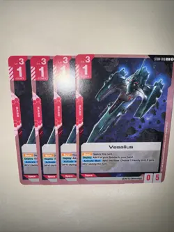 Gundam TCG Vesalius ST04-016 X4 Playset C Seed Strike English Card Game CCG - Image 5