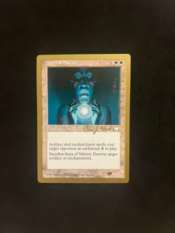 AURA Of SILENCE [1998 MTG World Championship] Magic MTG Cards NM/LP - Image 1