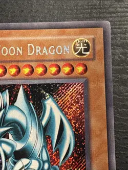 Blue Eyes Toon Dragon Secret Rare MRL-000 Unlimited Yu-Gi-Oh Card Played LP - Image 3