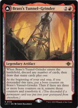 Brass's Tunnel-Grinder R The Lost Caverns of Ixalan 135 LP-NM MTG - Image 1