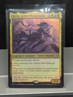 Alela, Artful Provocateur FOIL X1 LP Throne of Eldraine MTG - Image 1