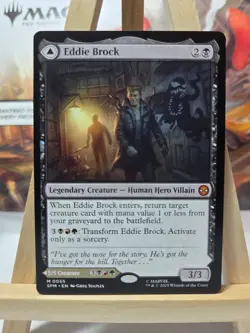 MTG -Eddie Brock//Venom, Lethal Protector - Marvel's Spider-Man (SPM) - #55 - Image 1
