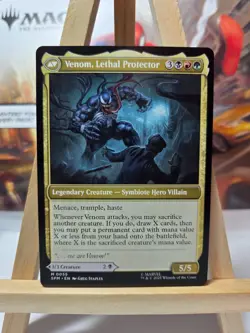 MTG -Eddie Brock//Venom, Lethal Protector - Marvel's Spider-Man (SPM) - #55 - Image 2