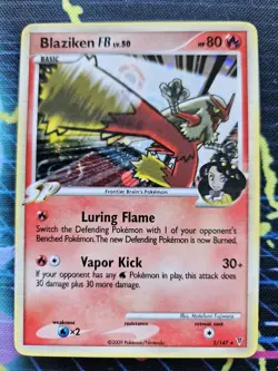 Pokemon TCG Supreme Victors Blaziken FB LV.50 2/147 Holo Rare Card - Image 1