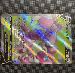 Carte Pokemon Full Art FA Drascore V 175/185 EB4 Voltage Eclatant 100% Neuve FR - Image 4