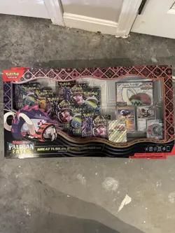 Pokemon Paldean Fates Great Tusk Iron Threads EX Premium Collection (x5) IN HAND - Image 1