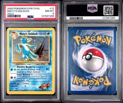 2000 Pokemon Misty's Golduck 12/132 Gym Challenge Holo, PSA 8 - Image 3
